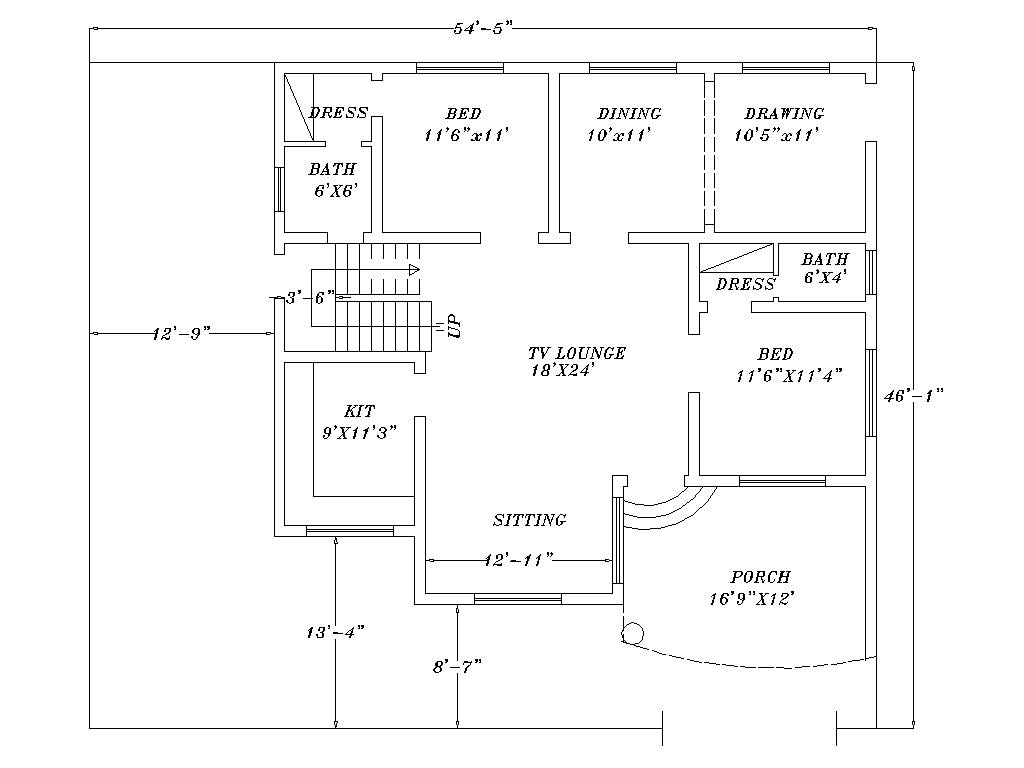 2D House Plans